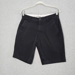Fox‎ Racing Men Shorts 28 Black Chino Straight Stretch Pockets 10" Inseam